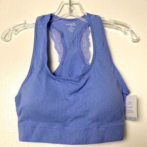 Tranquil & True Bralette Bra Women Juniors Teens Youth Blue Size 1X Sport Bra